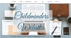 Desktop Screenshot of childminderswebsites.co.uk