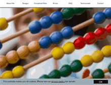 Tablet Screenshot of childminderswebsites.co.uk